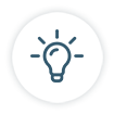 Clipart of an illuminated light bulb.