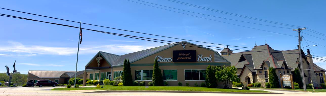 A picture of CBMW's Rolla, MO bank branch building.