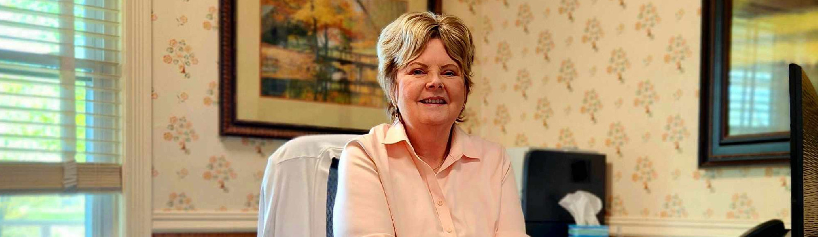 A picture of CBMW's Cashier Connie Wood.