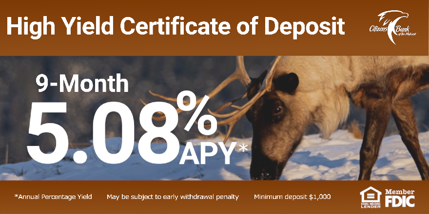 High Yield Certificate of Deposit 5.08% APY